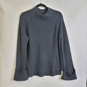 Cashmere silk blend Ribbed knit Pullover